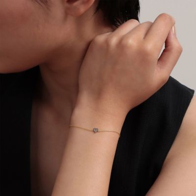 ＭＩＣＲＯＴＡＴＴＯＯ＿Ｋ１０ブラウンダイヤモンド　ブレスレット＿ＬＯＶＥ　ＰＴ３Ｂ２３０６ＬＳＢＢ