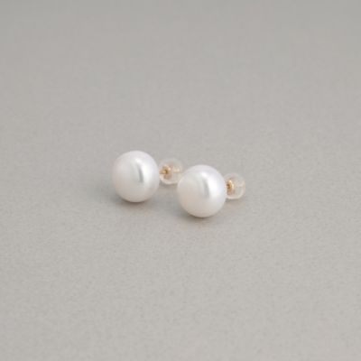 ＜PLUS VENDOME (Women)＞ＰＥＡＲＬ＿Ｋ１０　スタッド　ピアス　ＰＴＶＡ２４２１　ＰＦ