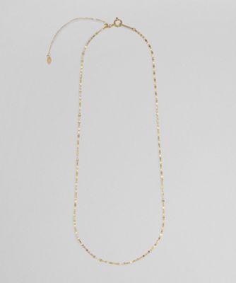 ＜PLUS VENDOME (Women)＞ＳＴＡＮＤＡＲＤ＿Ｋ１０　チェーンネックレス　ＰＴＶＮ２５１８３３ＹＧ