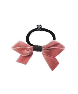 ＜THE HAIR BAR TOKYO＞ベルベット　ボウ　ポニーテール　ウィズ　ベルベット　スパークル　アクセント　ＰＹ５９５