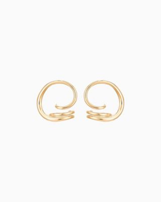 ＜Charlotte Chesnais (Women)＞ピアス　ＢＯＵＬＥＳ　Ｄ’ＯＲＥＩＬＬＥＳ　ＲＯＵＮＤ　ＴＲＩＰ（Ｐａｉｒ）
