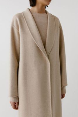 カシミヤ　ショールカラーコート　ベージュ　cashmere ポンチョ　アウター カシミヤ ショールカラーコート ベージュ cashmere ポンチョ