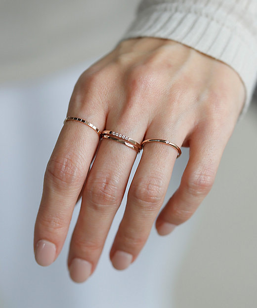 ロゼテンランダムミラーカットリング R8076 | SIENA ROSE ロゼテンランダムミラーカットリング R8076 | SIENA ROSE