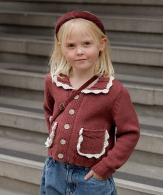 Collared Cardigan RC861RRON | Rylee + Cru
