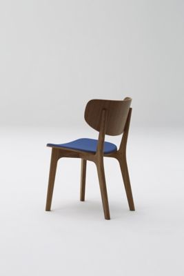 【受注商品】Ｒｏｕｎｄｉｓｈ　チェア（背板・張座）　ビーチ材ウレタン（ナチュラルホワイト）
