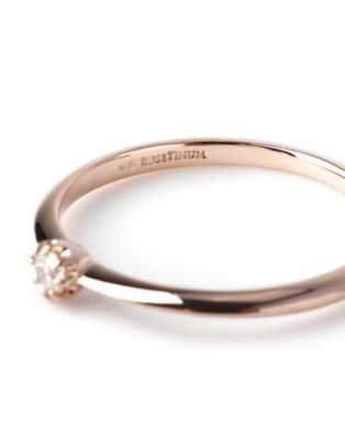 【ねこずき様】SIENA ROSE デザインダイヤリング1粒エタニティ#11 ねこずき様】SIENA ROSE デザインダイヤリング1粒エタニティ#11