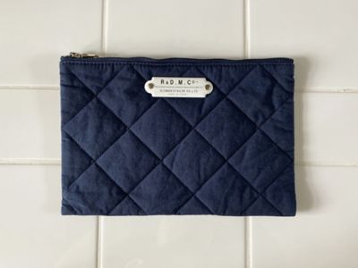 ＜R & D.M.Co-/OLDMAN’S TAILOR＞ポーチ　ＱＵＩＬＴＩＮＧ　ＰＯＵＣＨ