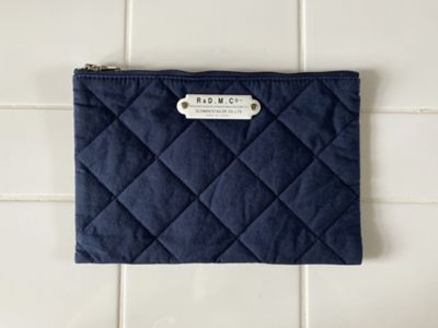 ＜R & D.M.Co-/OLDMAN’S TAILOR (Women)＞ポーチ　ＱＵＩＬＴＩＮＧ　ＰＯＵＣＨ