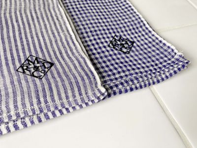 ◆ハンカチーフ　ＬＩＮＥＮ　ＨＡＮＤＫＥＲＣＨＩＥＦ　Ｃｈｅｃｋ　Ｂ
