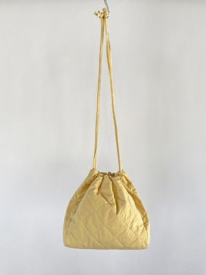 巾着バッグ QUILTING DRAWSTRING BAG | R