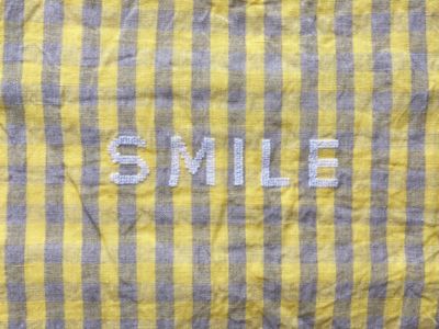 ◆エプロン　ＧＩＮＧＨＡＭ　ＣＨＥＣＫ　ＡＰＲＯＮ　Ｙｅｌｌｏｗ　Ａ