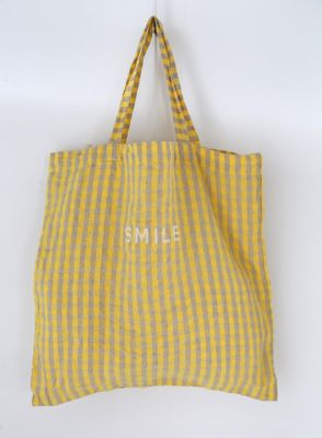 ＜R & D.M.Co-/OLDMAN’S TAILOR (Women)＞トートバッグ　ＧＩＮＧＨＡＭ　ＣＨＥＣＫ　ＴＯＴＥ　ＢＡＧ