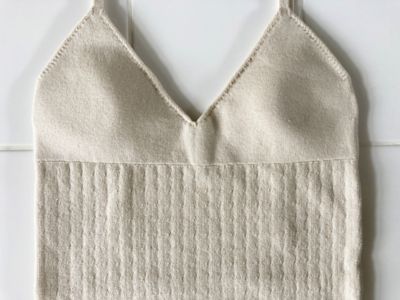 ◆ブラキャミソール　ＢＲＯＡＤ　ＳＴＩＴＣＨ　ＢＲＡ　ＣＡＭＩＳＯＬＥ　Ｉｖｏｒｙ　Ａ