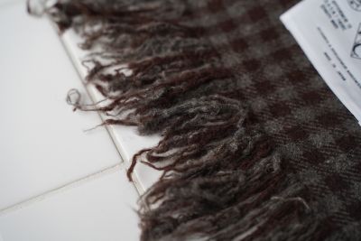 ◆ブランケット　ＣＯＵＮＴＲＹ　ＣＨＥＣＫ　ＢＬＡＮＫＥＴ　Ｇｉｎｇｈａｍ　Ｂ