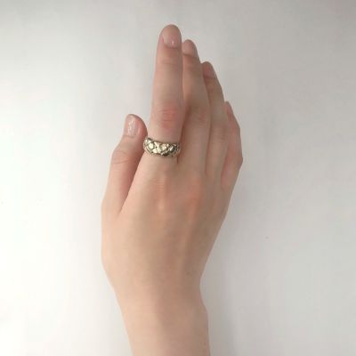 クロッシング　リング　Ｍ／Ｋ１０　ピンクゴールド