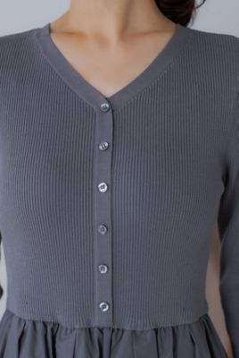 リブニットドッキングワンピース RL24－UFL44 | regleam  