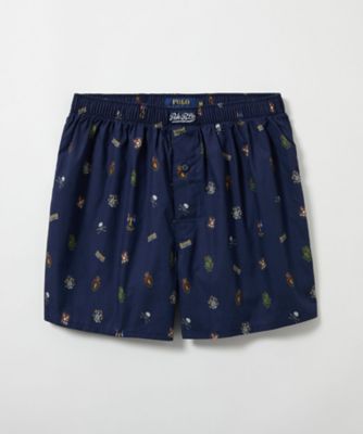 ⭐️送料込み⭐️POLO RALPH LAUREN バスケユニ激レア トランクス 前開き クレストヴァーシティ RM4ーE204K | POLO