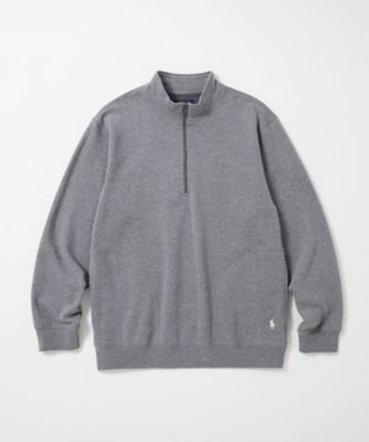 ブラッシュドフリース ハーフジップアップシャツ RM8ーE002