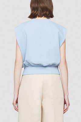 フレンチテリースリーブレストップス