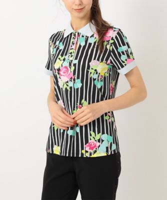 特別価格 プリントポロシャツ (Women LEONARD | S52F371748 ポロシャツ