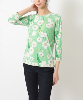 ＜LEONARD (Women)＞プリントカットソー　Ｓ５２Ｆ３７３７０２