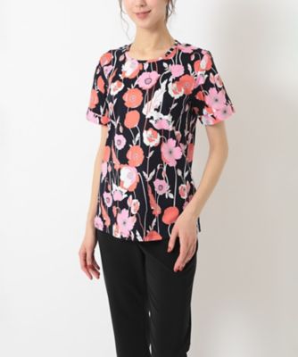 ＜LEONARD (Women)＞プリントカットソー　Ｓ５２Ｆ３７３７１２