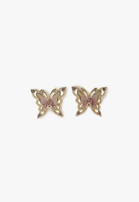 ANNA SUI 蝶々 三日月 ピアス 蝶 三日月モチーフ ピアス（ピアス（両耳用））｜ANNA SUI
