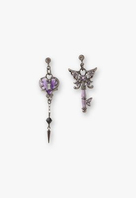 ANNA SUI (Women)/アナ スイ バタフライ鍵モチーフ　ピアス　ＳＡＭＡ１４８６　ＸＶ