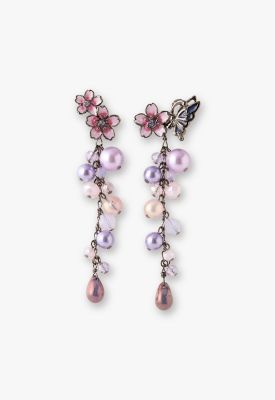 ANNA SUI (Women)/アナ スイ 夜桜と蝶モチーフ ピアス SAMA1498 XV ピアス・イヤリング【Web限定】【三越伊勢丹/公式】