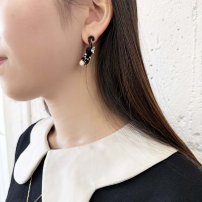 猫モチーフ イヤリング SAME1503 XX | ANNA SUI (Women 