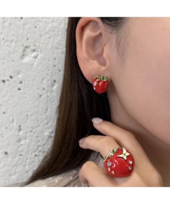 トマトモチーフ ピアス SAMA1538 XR | ANNA SUI (Women