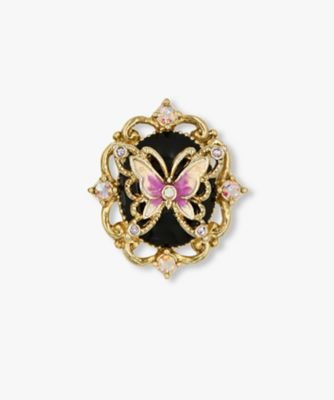 蝶モチーフ オーバルピアス SAMA1539 XX | ANNA SUI (Women