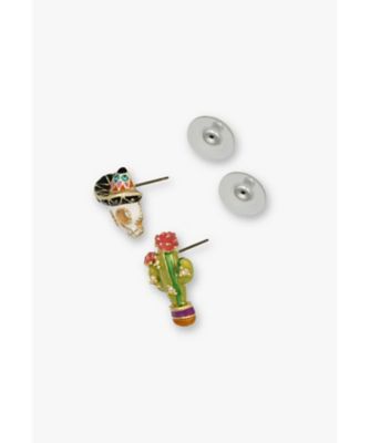 ガイコツ サボテンモチーフ ピアス SAMA1541 XM | ANNA SUI
