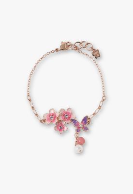 ＜ANNA SUI (Women)＞蝶　桜モチーフ　ブレスレット