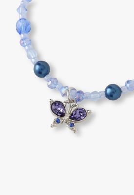 新品同様　ANNA SUI ブレスレット　バタフライ　蝶々　パープル ANNA SUI ブレスレット 蝶モチーフ レディース : ZOZOTOWN Yahoo
