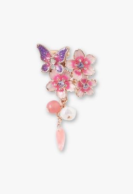 桜 ビジュー イヤーカフ 3個セット - イヤリング・ノンホールピアス