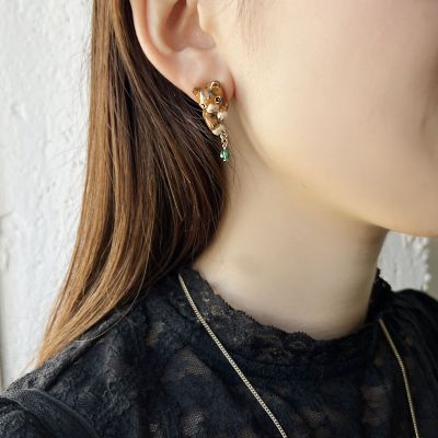 ANNA SUI ピアス ネコ マトリョーシカ アナスイ 新品 レア