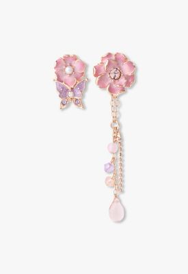 ＜ANNA SUI (Women)＞八重桜モチーフ　イヤリング　ＳＡＭＥ１４６８　ＸＰ