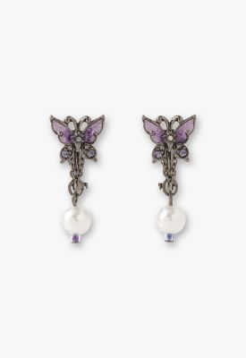 ＜ANNA SUI (Women)＞蝶モチーフ　イヤリング　ＳＡＭＥ１４９０　ＸＶ