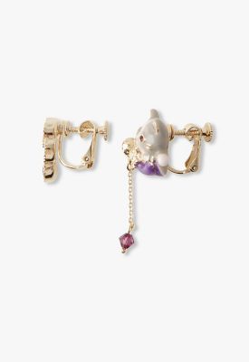 猫モチーフ イヤリング SAME1496 XV | ANNA SUI (Women