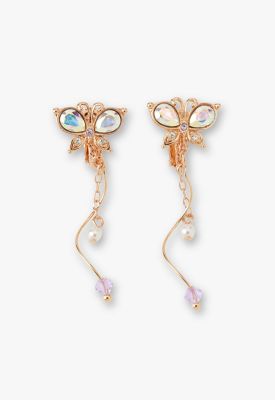 ＜ANNA SUI (Women)＞バタフライモチーフ　イヤリング　ＳＡＭＥ１５０６　ＸＰ