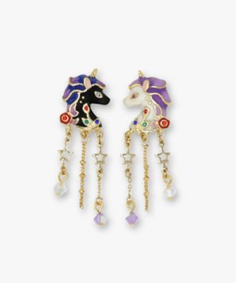 ＜ANNA SUI (Women)＞ユニコーンモチーフ　イヤリング　ＳＡＭＥ１５１２　ＸＸ