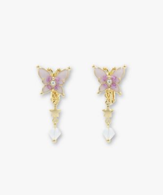 蝶モチーフ イヤリング SAME1519 XP | ANNA SUI (Women