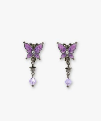 愛蝶様　オーダー品 蝶モチーフ イヤリング SAME1519 XV | ANNA SUI (Women