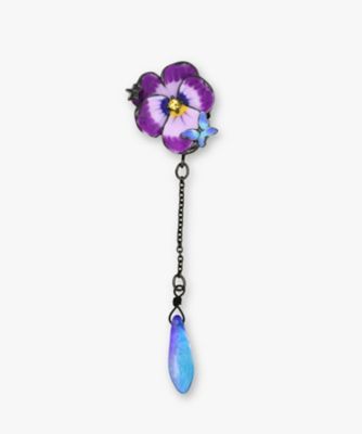 ＜ANNA SUI (Women)＞フラワーモチーフ　イヤーカフ　※シングル　ＳＡＭＥ１５２１Ｈ　ＸＶ