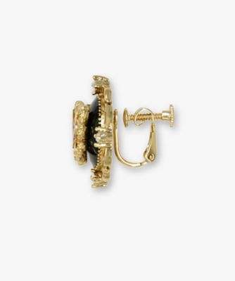 蝶モチーフ オーバルイヤリング SAME1539 XX | ANNA SUI