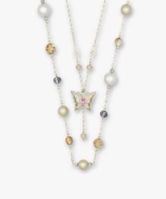 ＜ANNA SUI (Women)＞蝶モチーフ　２点セットネックレス　ＳＡＭＮ１９０６５５Ｊ２