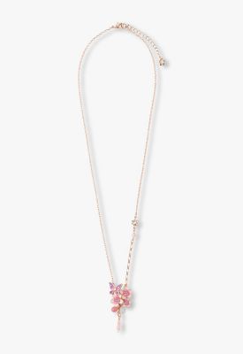 ＜ANNA SUI (Women)＞蝶　桜モチーフ　ネックレス　ＳＡＭＮ１９２０５５ＸＰ