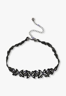 ＜ANNA SUI (Women)＞蝶モチーフ　レザーチョーカー　ＳＡＭＮ１９４８３０ＸＤ