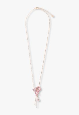 ＜ANNA SUI (Women)＞八重桜モチーフ　ネックレス　ＳＡＭＮ１９６４５５ＸＰ
